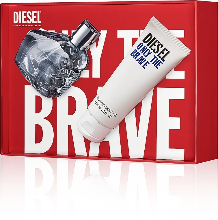 Diesel Only The Brave Pour Homme Set Edt 75ml + Shower Gel 100ml + Shower Gel 50
