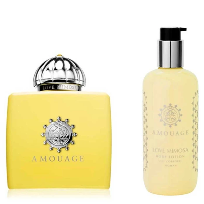 Amouage Love Mimosa For Woman Set Edp 100ml + Body Lotion 100ml for Women