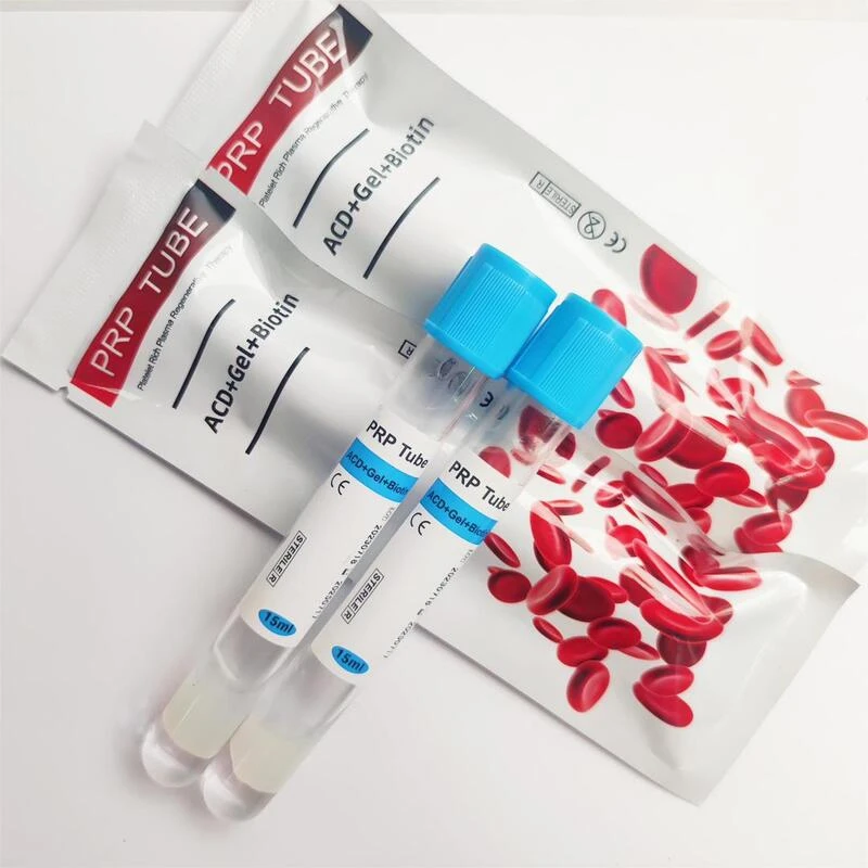 PRP Tube with Biotin Gel — Sterile Single-Use PRP Tube